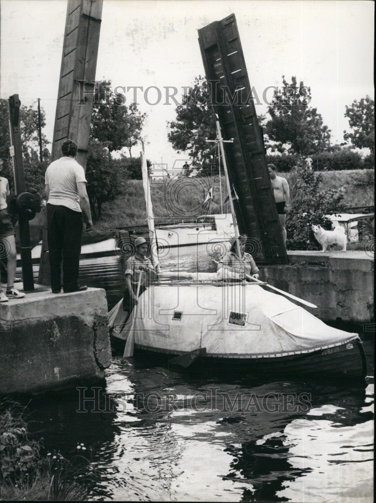 1956 Dietrich Zeisler &amp;  Bride Ilona Lutschak Year Long Boat Trip - Historic Images