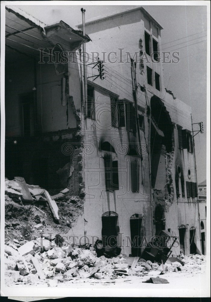 1974 Prime Minister Saini&#39;s Home Blown Up by Opposition - Historic Images