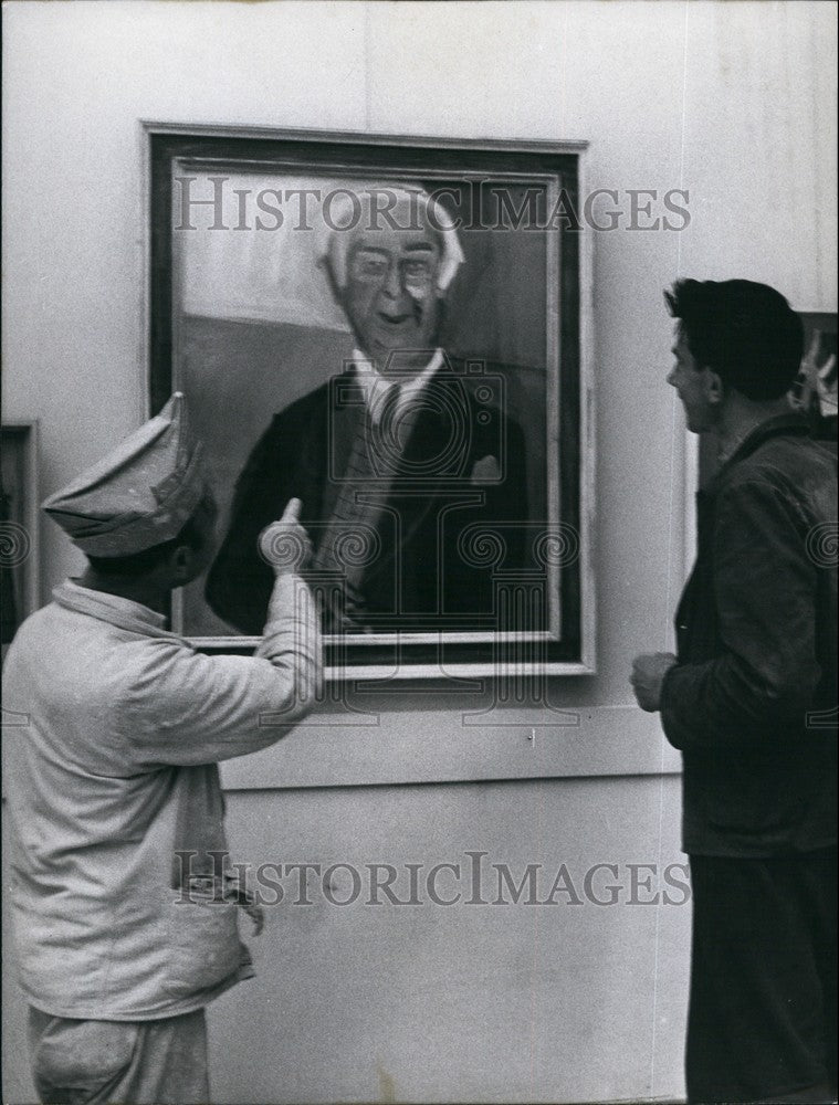 1956 Press Photo German Bundes president Heuss - KSB70971-Historic Images