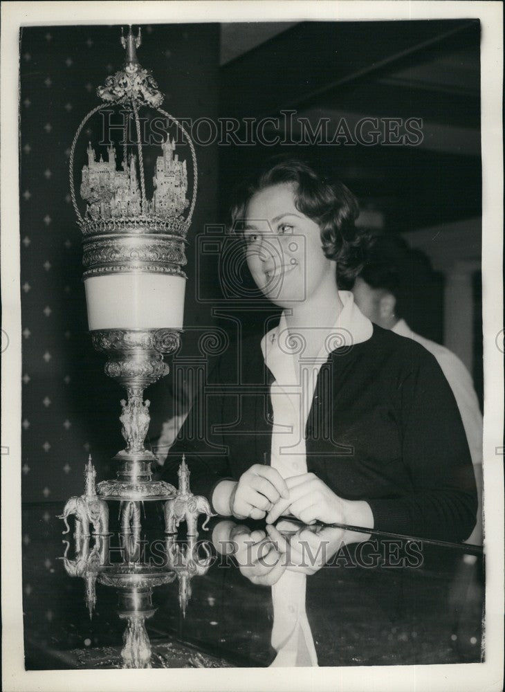 1958 Press Photo   Harsdorf Cup, Nuremberg, By Abraham Jannitzer - Historic Images