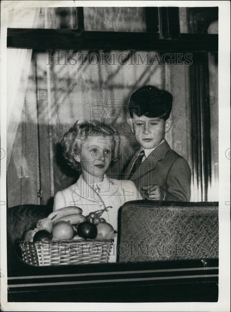 1956, Prince Charles and Princess Anne - KSB71089 - KSB71089 - Historic Images