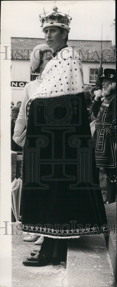 1969 Press Photo Investiture of the Prince of Wales at Caernarvon Castle-Historic Images