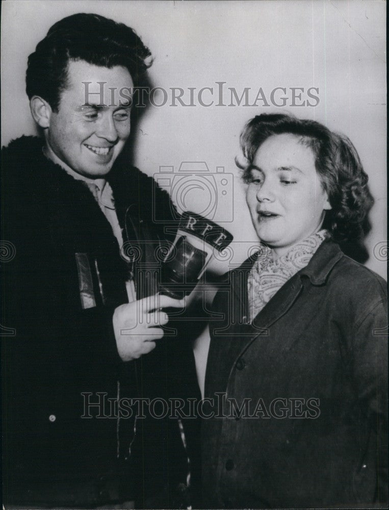 1958 Press Photo Czech teacher couple Zemanek - Historic Images