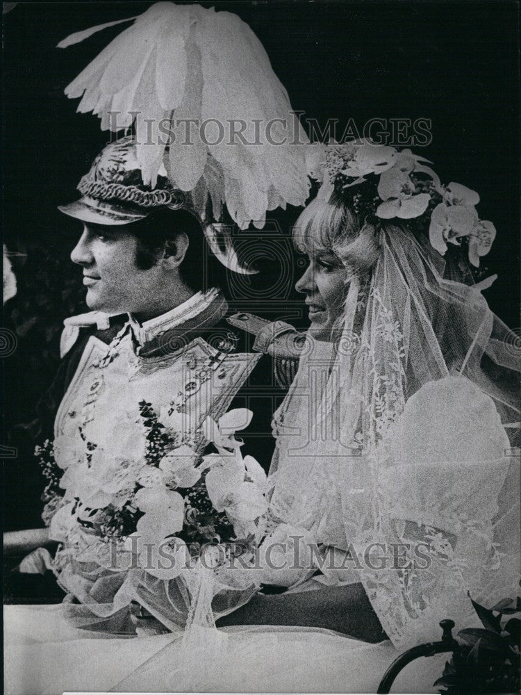 1973 Press Photo German countess Beatrice von Hardenberg, Duke of Seville-Historic Images