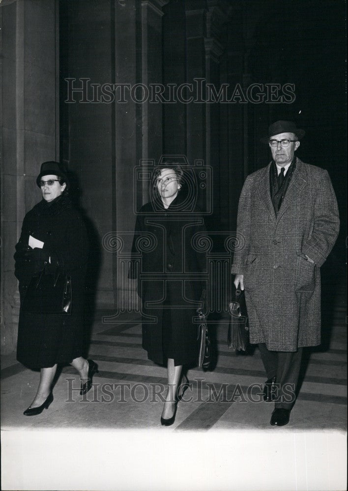 1960 Alain De Serigny at  Barricades Trial - Historic Images