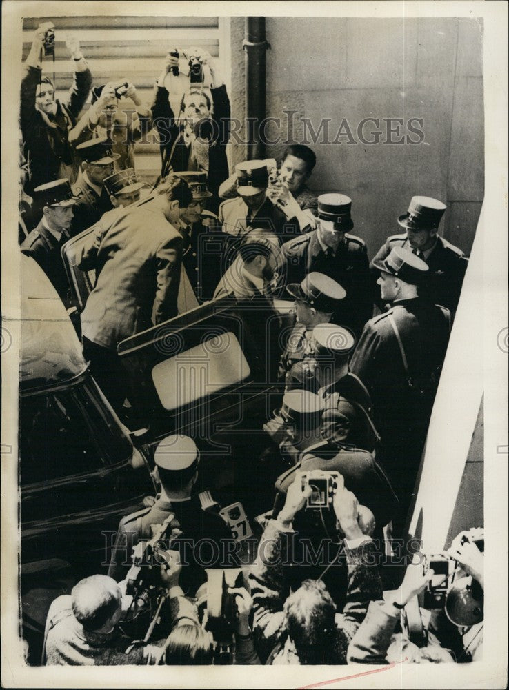 1956 Press Photo Four Men Stand Trial In Berne For Legation Raid - KSB71399-Historic Images