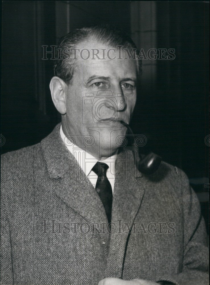 1963 Jack Isaac Taubman, seen after  hearing. - Historic Images