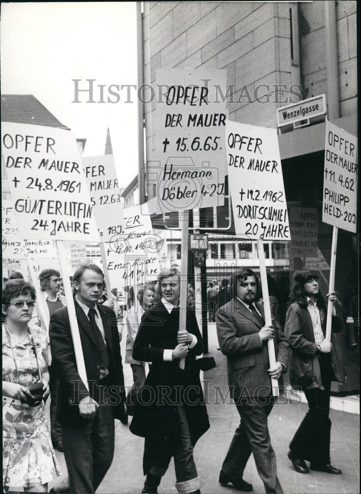 1973 Demonstrators in Germany - Historic Images