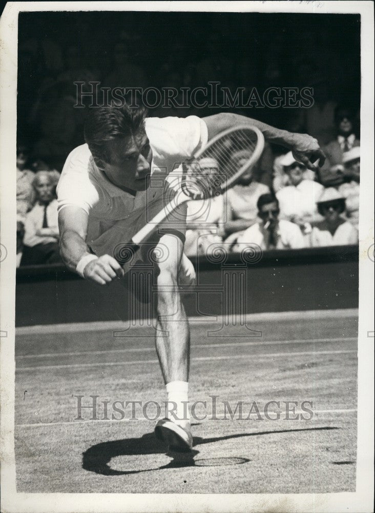 1957 Press Photo J Brichant, Wimbledon Tennis Championship - KSB71711 - Historic Images