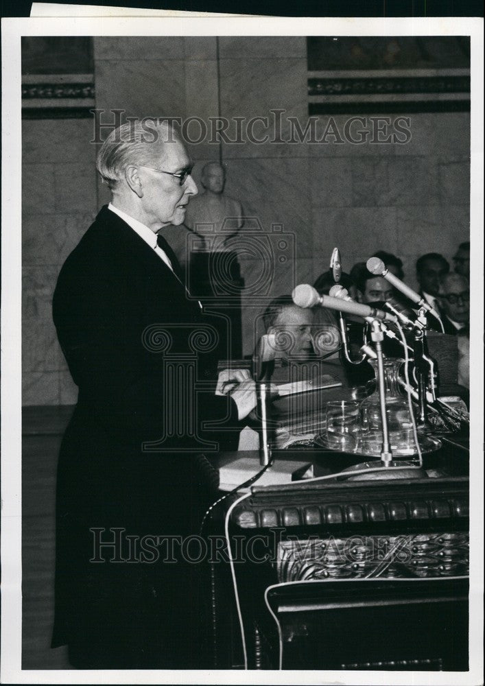 1959 Philip Noel - Baker ,Nobel  Peace Prize - Historic Images