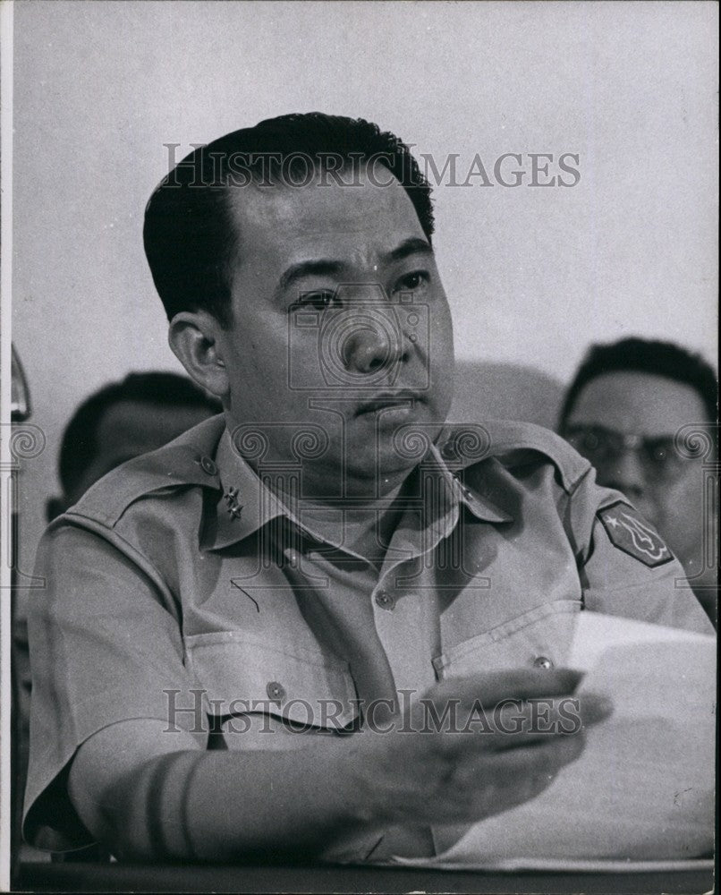 Press Photo Major General Tran Tu Oai, Minister of Information. - KSB71979 - Historic Images