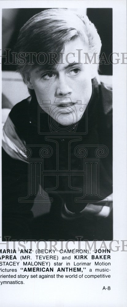 Press Photo "American Anthem" Star Kirk Baker COPY - KSB71995 - Historic Images