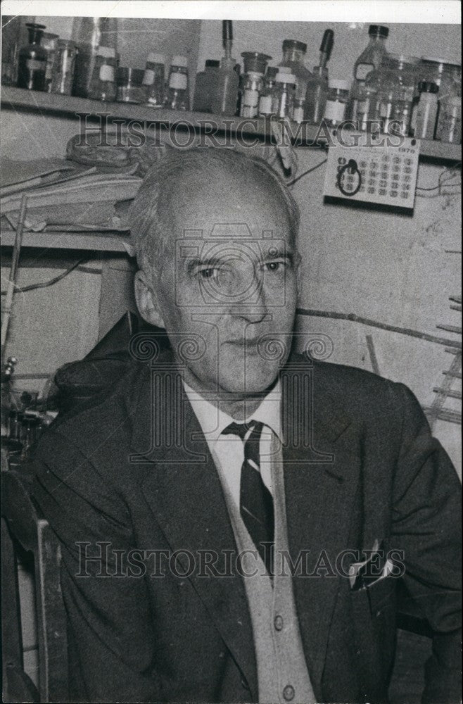 1970 Press Photo Dr. Luis F. Leloir,Argentine Nobel Prize Winner Chemistry - Historic Images