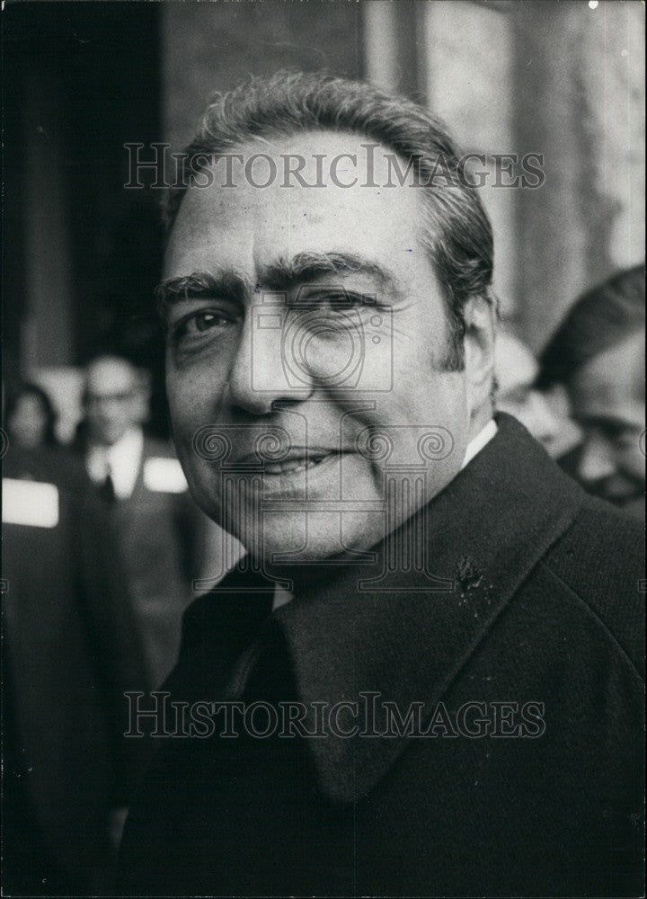 Press Photo M. Francois-Xavier Ortoli, President of the Commission of the C.E.E. - Historic Images