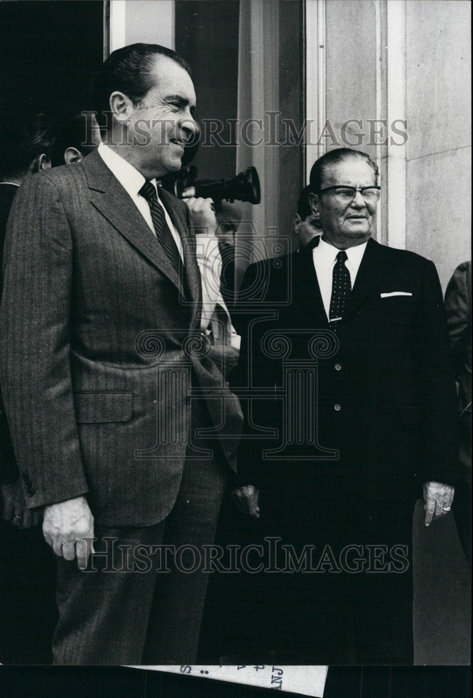 Yugoslav President Tito, Richard Nixon-Historic Images
