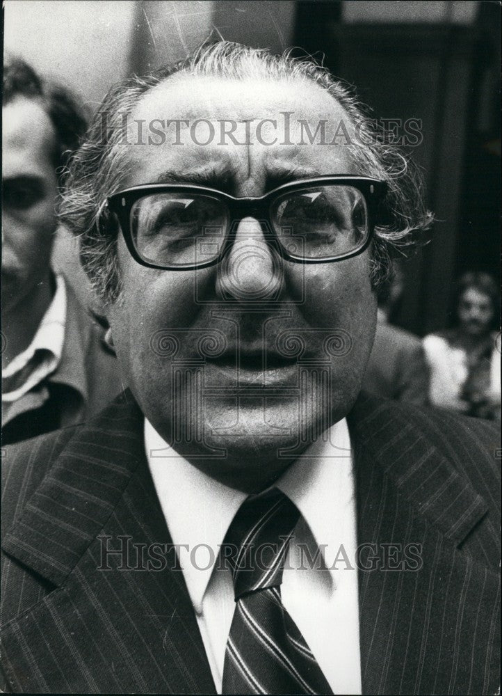 Press Photo Rinaldo Ossola Minister of the Foreign Trade Of Italian Gov - Historic Images