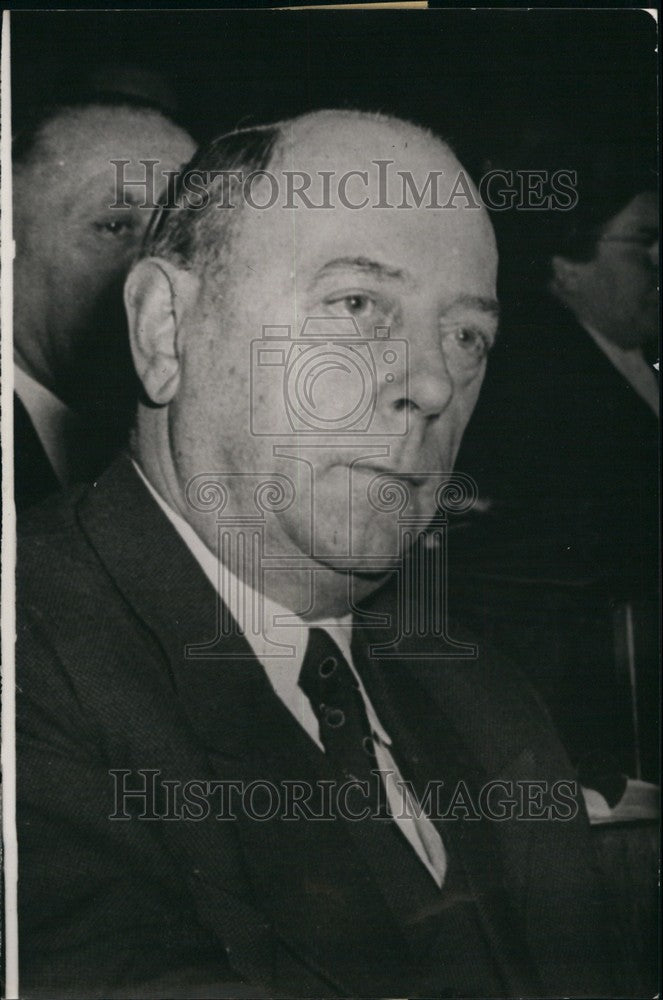 1953 Press Photo Opposition Party Candidate Dr Walter Schreiber - Historic Images