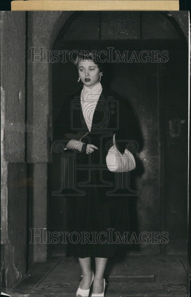 1954 Press Photo Rosemarie Wohlgemuth - KSB72533-Historic Images