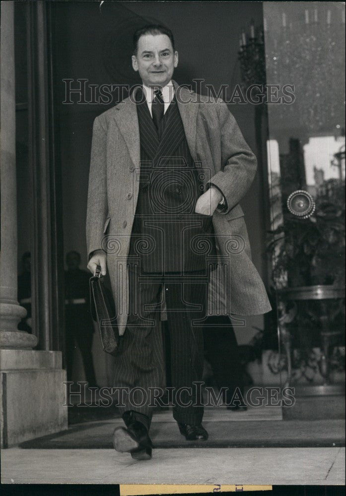 1960 State Secretary for Algerian Affairs M Morris  - Historic Images