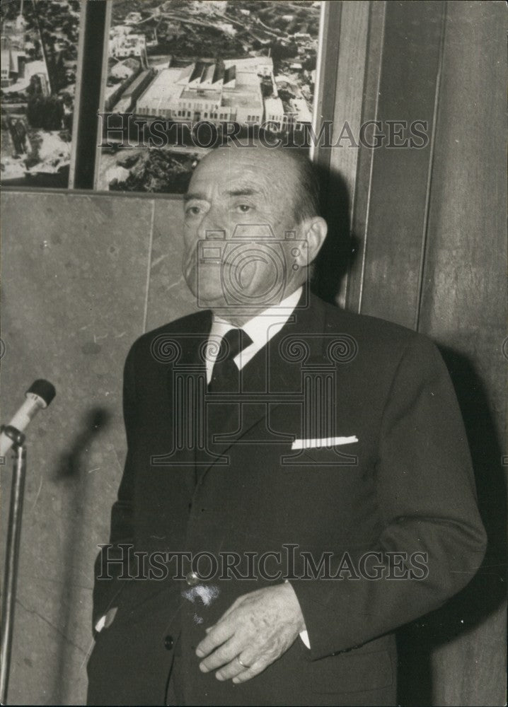 1974 Press Photo Mr. Christof Katsambas, President of the Greek Cotton Board - Historic Images