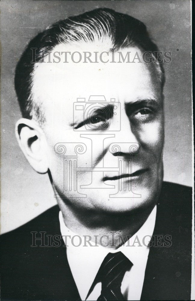 1957 Press Photo Czech President Antonin Novotny - Historic Images