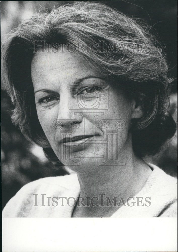 Press Photo Frau Dr. Mildred Scheel - Historic Images