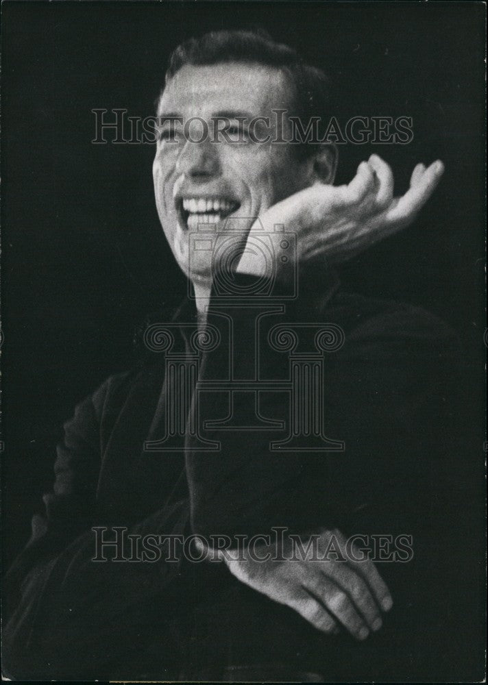 1958 Press Photo Yves Montand/Singer/Actor - KSB72751-Historic Images