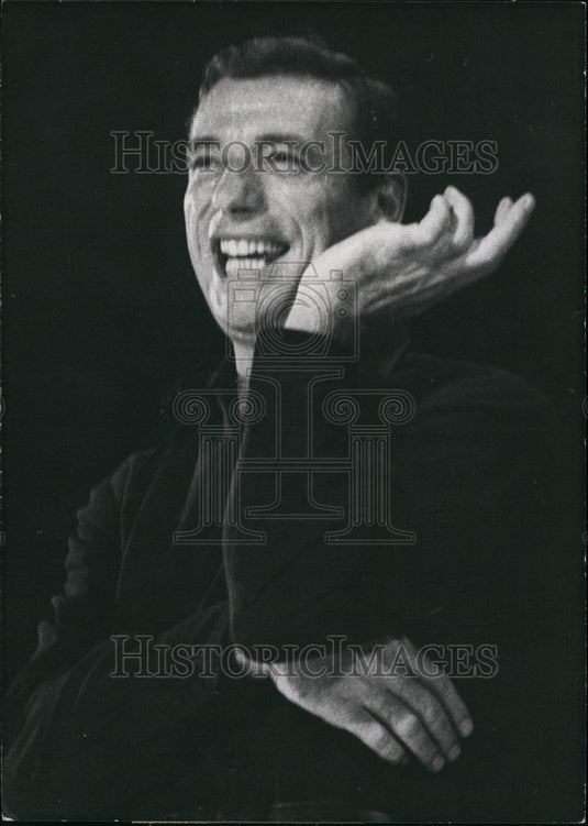 1958 Press Photo Yves Montand/Singer/Actor - KSB72751-Historic Images