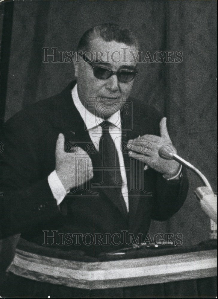 1963 Arturo Michelini, Congress Palace of Rome - Historic Images