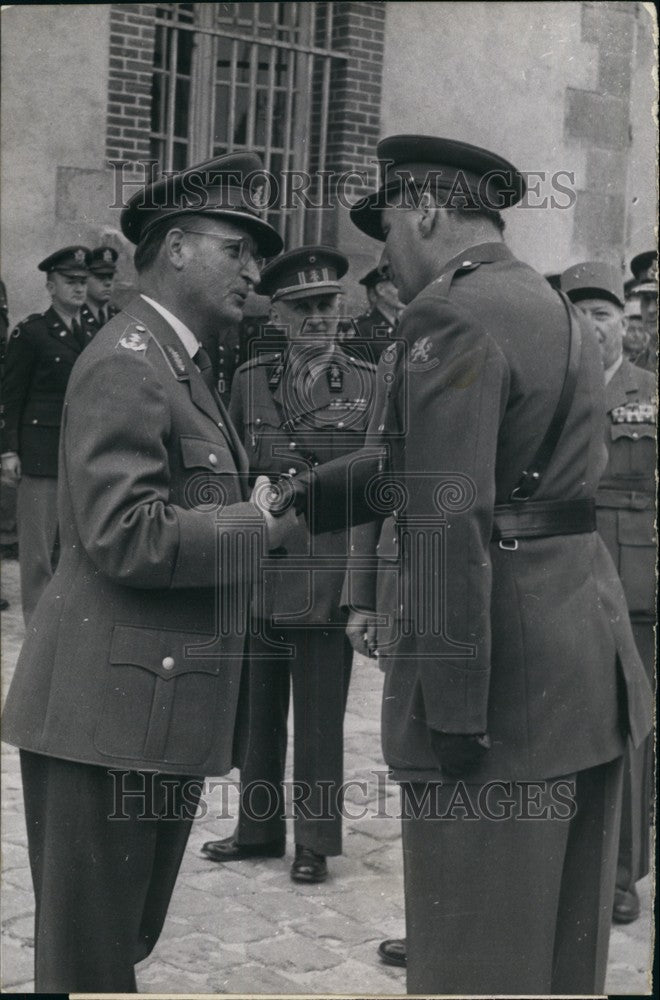 1957 Press Photo Gen. Hans Speidel, new CIC of NATO forces in Europe - KSB72783-Historic Images