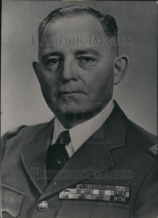 1959 Press Photo General Gazin Appointed Military Commandant of 1st Paris Region-Historic Images