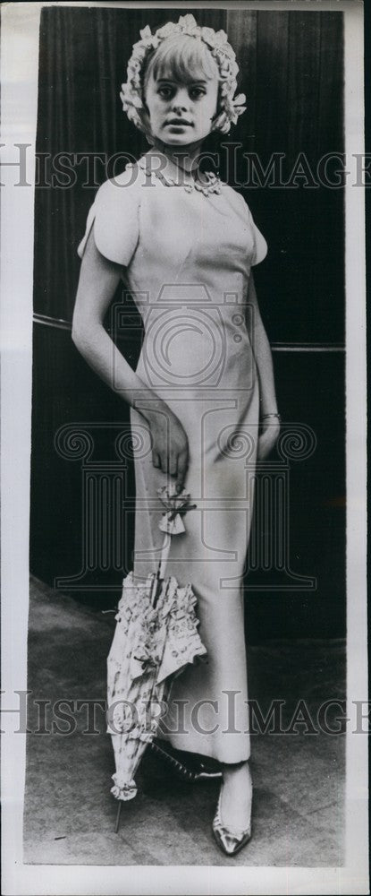 1964 Press Photo Model Gay Bresford, Linzi Collection Dress - KSB73027-Historic Images