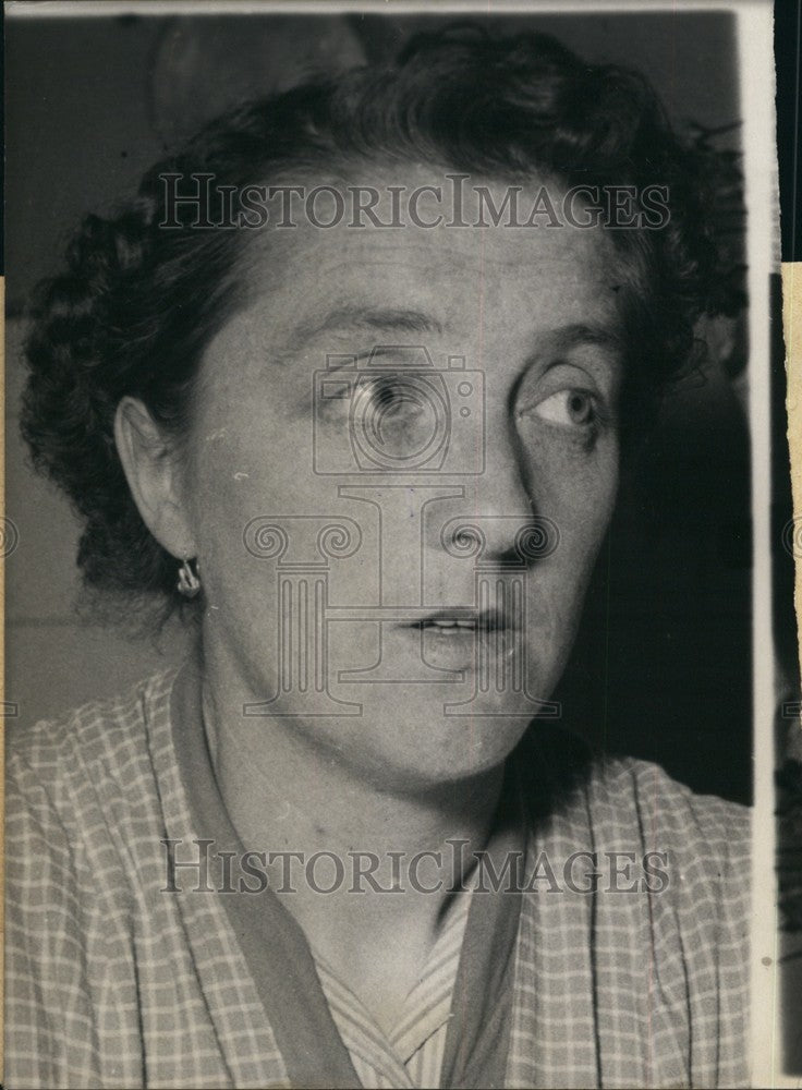 1957 Mme Depont, Wife of Murderer - Historic Images