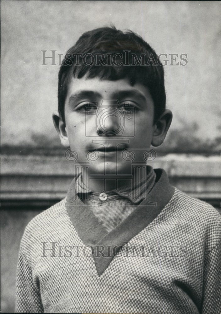 1959 Press Photo Youngest French Blood Donor Georges Monclus - KSB73119-Historic Images