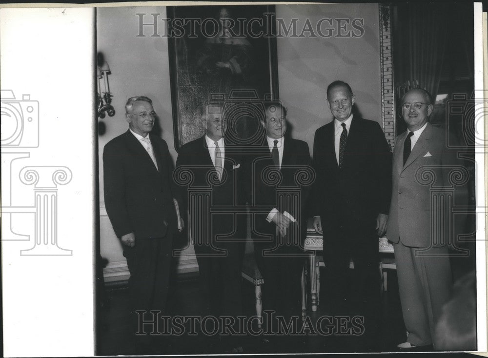 Press Photo Sec of State CD Dillon,and foreign ministers - Historic Images