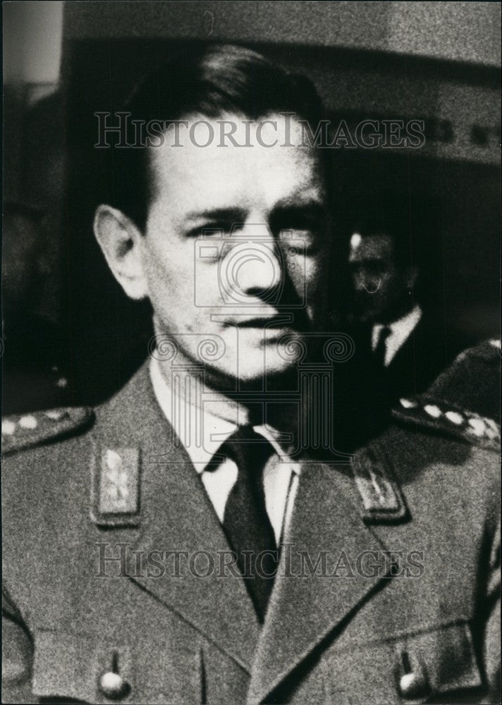 Press Photo West German Military intelligence ,Gen Wassel Chief - KSB73603 - Historic Images