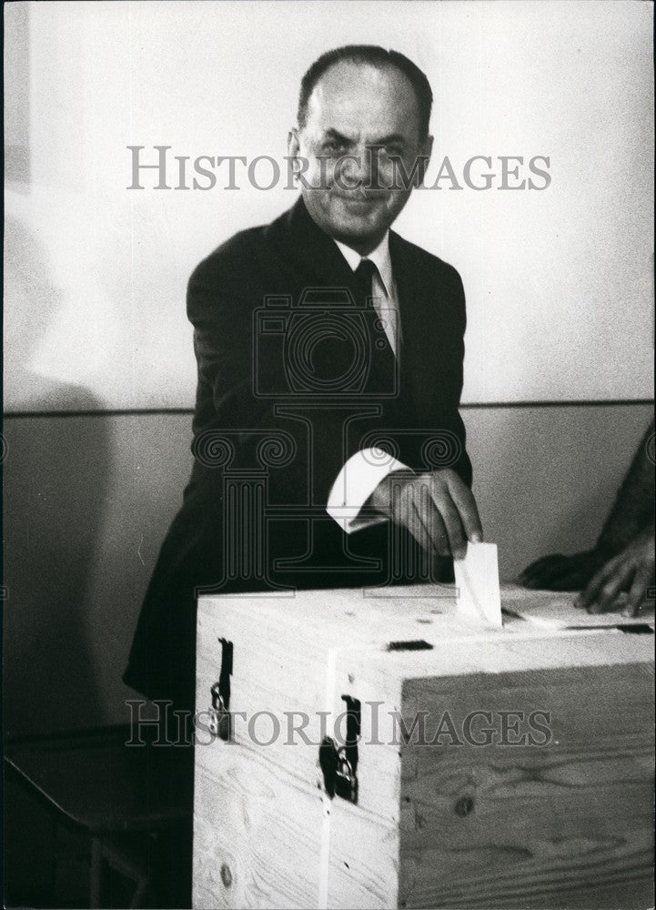 1973 Press Photo Greece President George Papadopulos - KSB73663-Historic Images