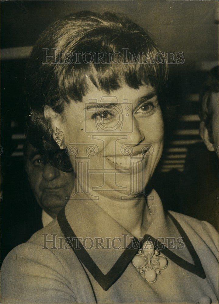 1974 Press Photo Despina Popodopoulos Wife Dictator George Fraud Charges-Historic Images