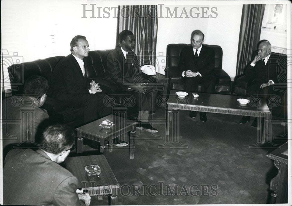 1969 Press Photo Jordan PM Bahjat Talhouni and Arab Ministers - KSB73837 - Historic Images