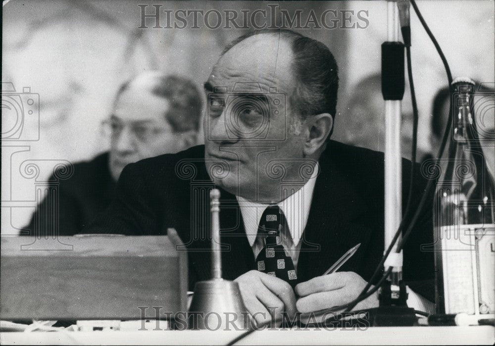 1972 Press Photo Mario Tanassi,Minister of Defence and Vice Premier - KSB73905-Historic Images