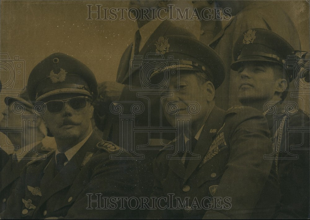 1970, General Johannes Steinhoff FRG Four Star General J.R. Holzapple - Historic Images