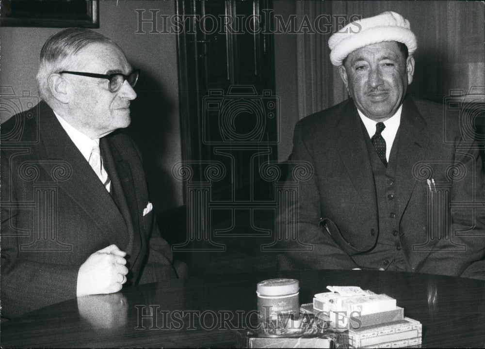 1962 Mir Hunza Bavarian Minister Culture Dr. Maunz Munich Germany - Historic Images