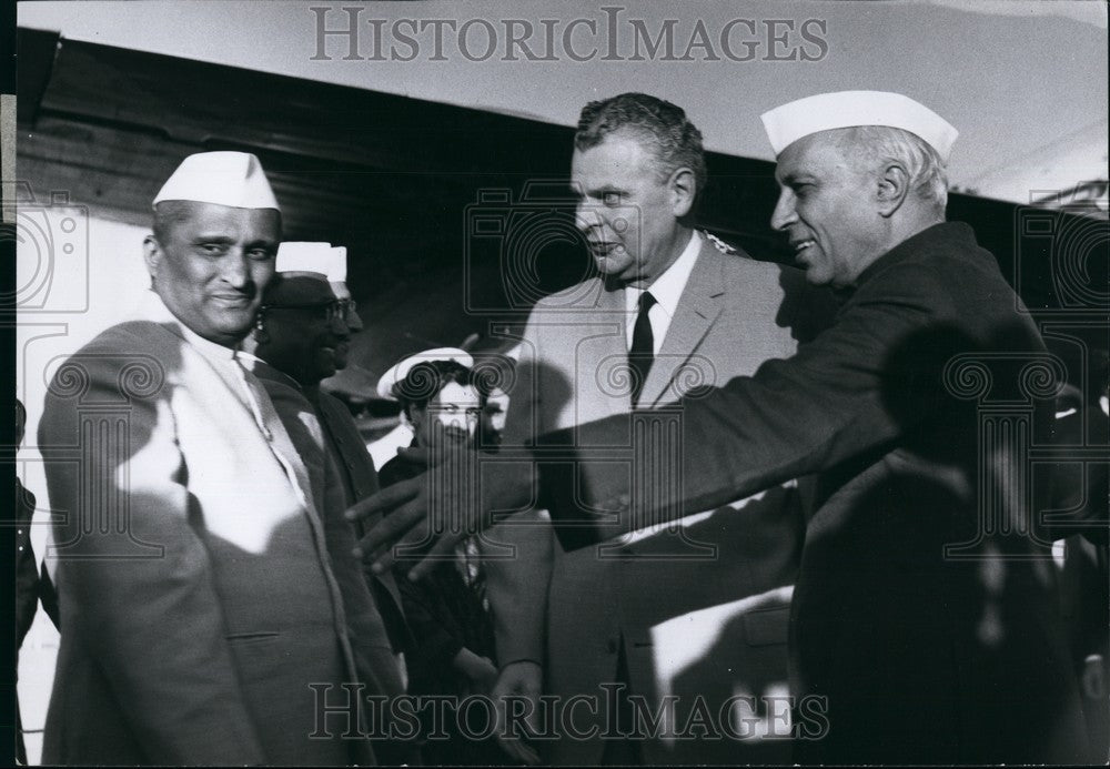 1958 Press Photo Mr. Nehru &amp; Cabinet Ministers - KSB74051-Historic Images