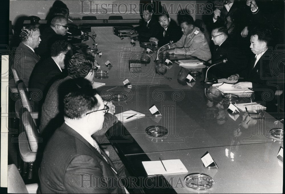 1973, Egypto-Korean Talks Cairo - KSB74127 - Historic Images