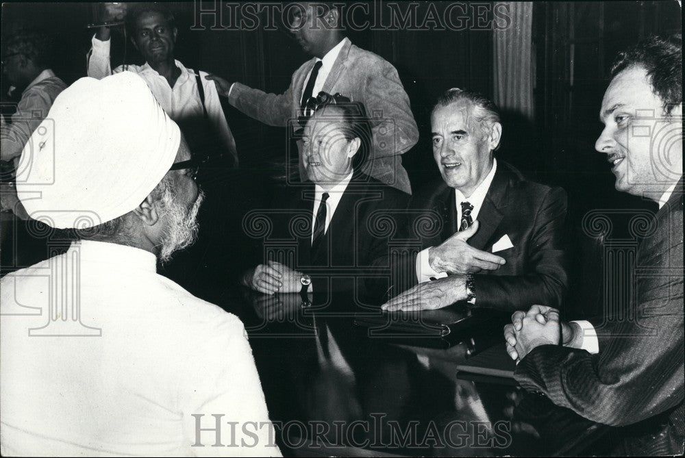 1971 Press Photo Soviet Dr. Foreign Minister Mr. Nikolai Firyubin - KSB74175-Historic Images