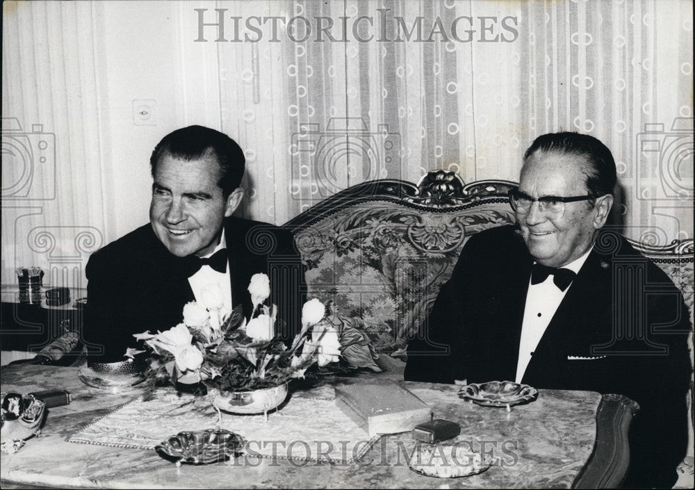 1970 President Nixon meets President Tito - Historic Images