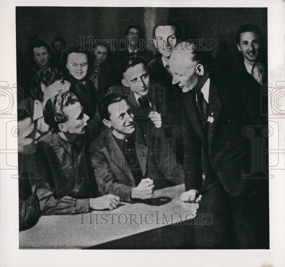 Press Photo Adolf Hennecks, Coal Miner , "Hero of Labor - KSB74431 - Historic Images
