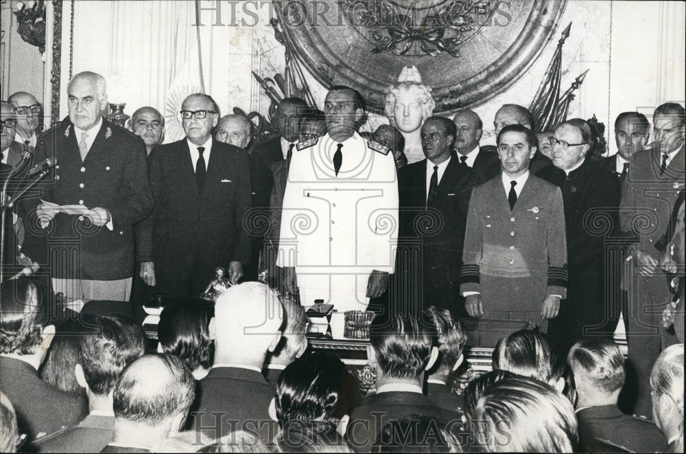 1971 Press Photo Military "Junia" of Argentina - KSB74435-Historic Images