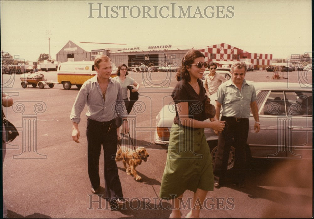 1978 Christina Onassis In Greece Airport - Historic Images