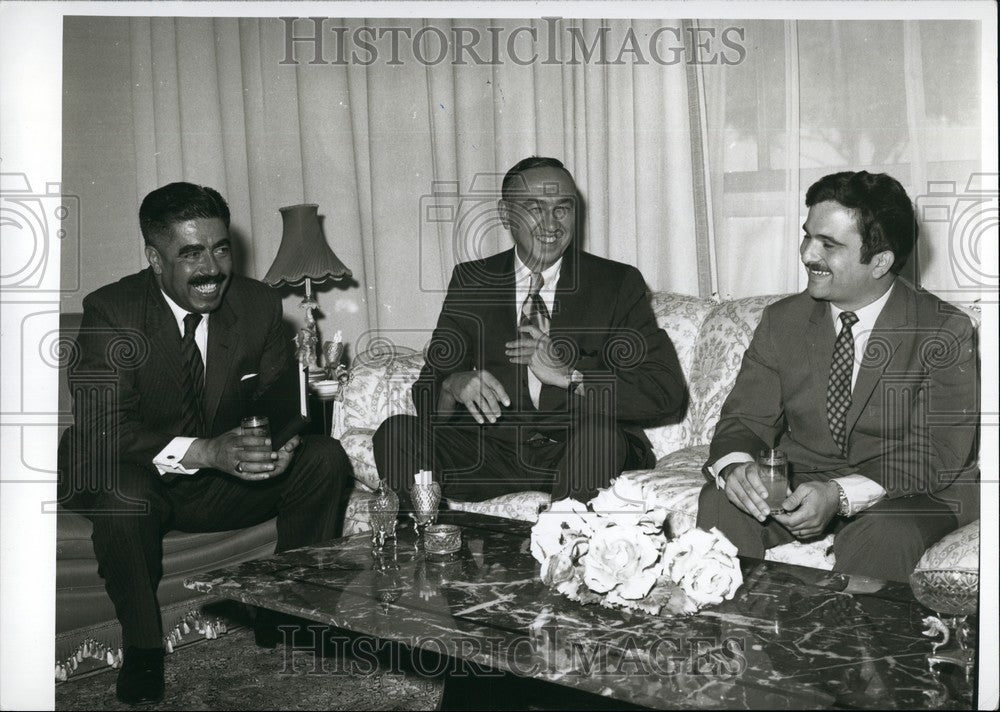 1971 Press Photo premier Wasfi Tell &amp; Prince Hassan - KSB74705-Historic Images